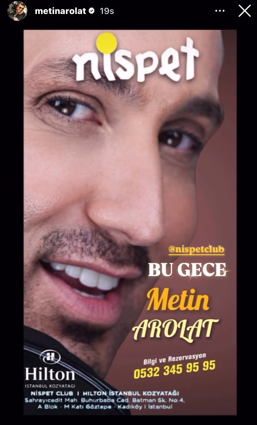 Metin Arolat hayatını kaybetti,sosyal medya story’leri yayındaydı..